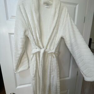 Plush White Robe